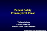 Patient Safety Preanalytical Phase