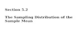 Section 5.2   The Sampling Distribution of the Sample Mean