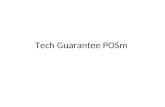 Tech Guarantee POSm