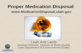 Proper Medication Disposal MedicationDisposal.utah