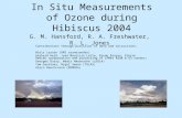 In Situ Measurements of Ozone during Hibiscus 2004