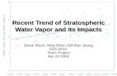 Recent Trend of Stratospheric Water Vapor and Its Impacts