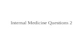 Internal Medicine Questions 2