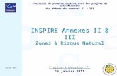 INSPIRE Annexes II & III Zones à Risque Naturel
