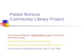Paseo Boricua  Community Library Project