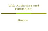 Web Authoring and Publishing
