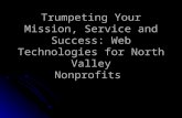 Trumpeting Your Mission, Service and Success: Web Technologies for North Valley Nonprofits
