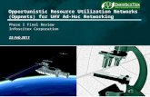 Opportunistic Resource Utilization Networks (Oppnets) for UAV Ad-Hoc Networking