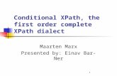 Conditional XPath, the first order complete XPath dialect