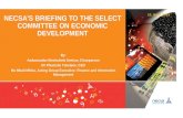Necsa’s Briefing to the select Committee on Economic Development