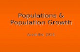 Populations & Population Growth Accel Bio  2014