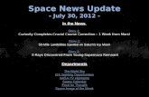 Space News Update - July 30, 2012 -