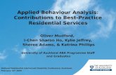 Applied Behaviour Analysis: Contributions to Best-Practice Residential Services