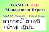 GAME-T  Data  Management Report