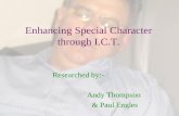 Enhancing Special Character through I.C.T.