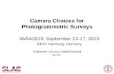 Camera Choices for Photogrammetric Surveys