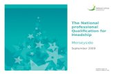 The National professional Qualification for Headship   Merseyside