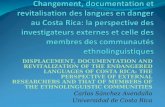 Les  langues minoritaires communitaires  de Costa Rica