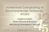 Advanced Computing in Environmental Sciences  ACES