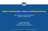 Open scholarship, Open e-infrastructures