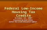 Federal Low-Income Housing Tax Credits