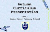 Autumn Curriculum Presentation