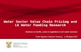 Water Sector Value Chain Pricing and LG Water Funding Research