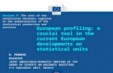European profiling: a crucial tool in the current European developments on statistical units