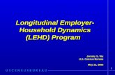 Longitudinal Employer-Household Dynamics (LEHD) Program