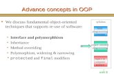Advance concepts in OOP