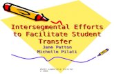 Intersegmental Efforts to Facilitate Student Transfer  Jane Patton Michelle Pilati