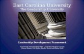 East Carolina University The Leadership University