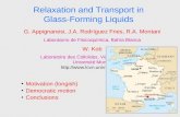 Relaxation and Transport in Glass-Forming Liquids