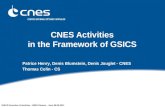 CNES Activities in the Framework of GSICS