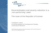 Christiane Loquai  ECDPM/Institute for Development Studies, University of Bochum