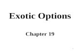Exotic Options Chapter 19