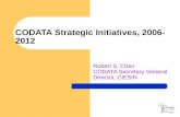 CODATA Strategic Initiatives, 2006-2012