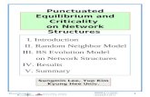 Punctuated Equilibrium and Criticality  on Network Structures