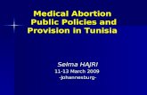 Medical Abortion  Public Policies and Provision in Tunisia