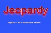English 11 ALP Summative Review