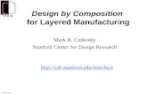 Design by Composition  for Layered Manufacturing