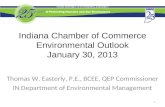 Indiana Chamber of Commerce Environmental Outlook January 30, 2013