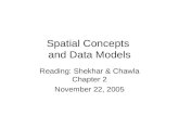 Spatial Concepts  and Data Models