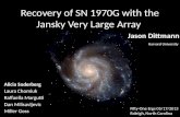 Recovery of SN 1970G with the Jansky  Very Large Array