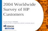 2004 Worldwide Survey of HP Customers