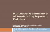 Multilevel Governance of Danish Employment Policies