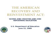 The American  Recovery  and  Reinvestment  Act: