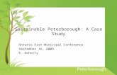 Sustainable Peterborough: A Case Study
