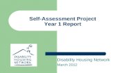 Self-Assessment Project Year 1 Report
