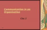 Communication in an Organisation